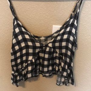 American Eagle gingham top